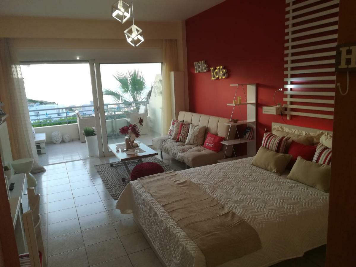 Sea View Cozy Studio Near Center Of Rethymno Town Exterior photo